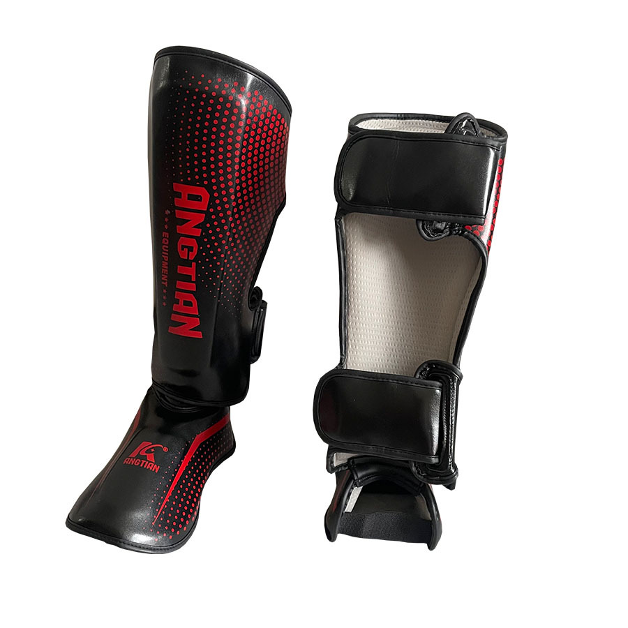 Fábrica Angtian personalizada protector de piernas, protector de pies, lucha libre, protector de tibia, entrenamiento de lucha, protector de piernas image 4