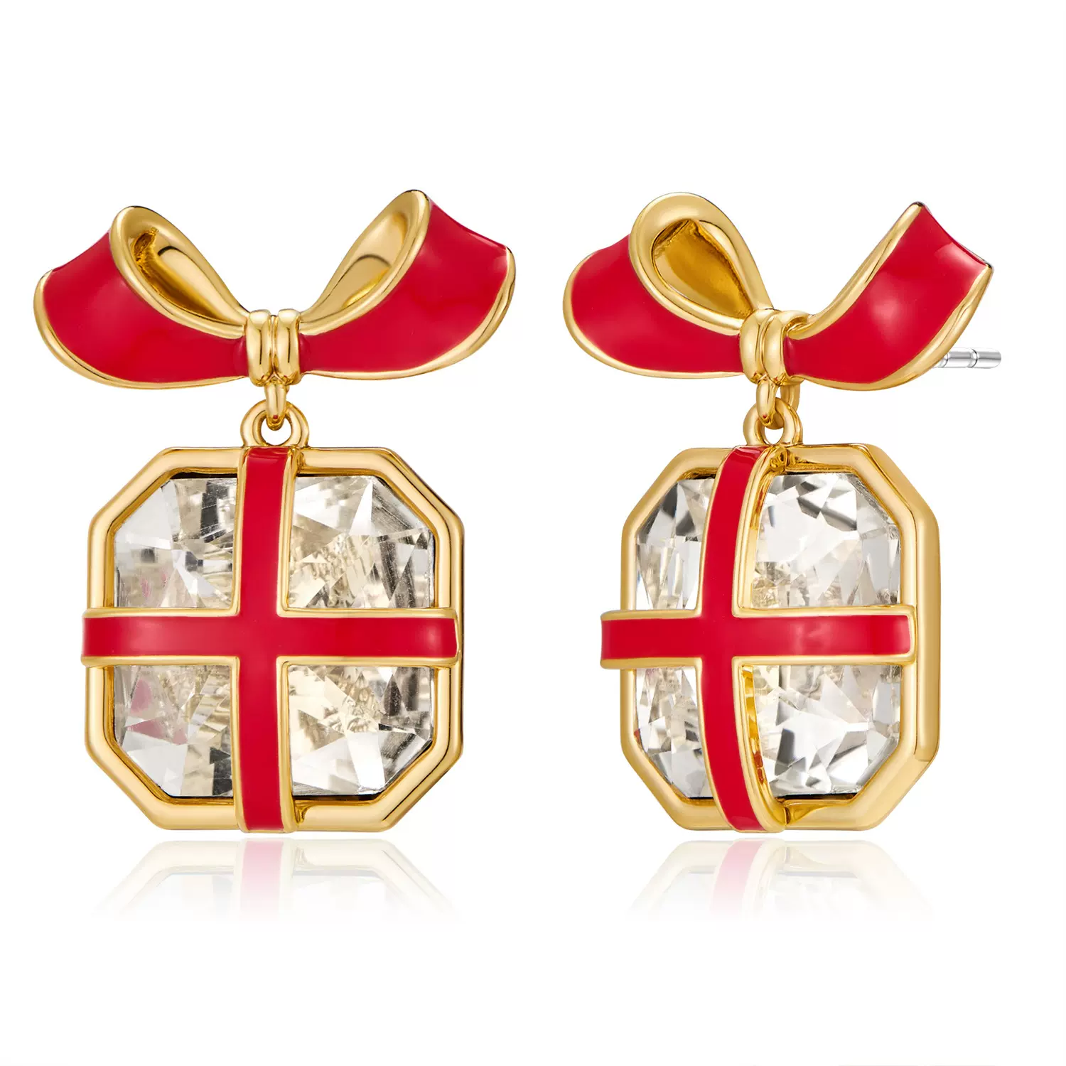 欧美跨境圣诞节元素铃铛耳坠女可爱卡通复古设计耳钉个性百搭耳饰