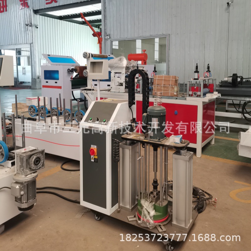 窗台板木塑板天然木皮覆膜机 光电纠偏铝合金型材集成墙板包覆机