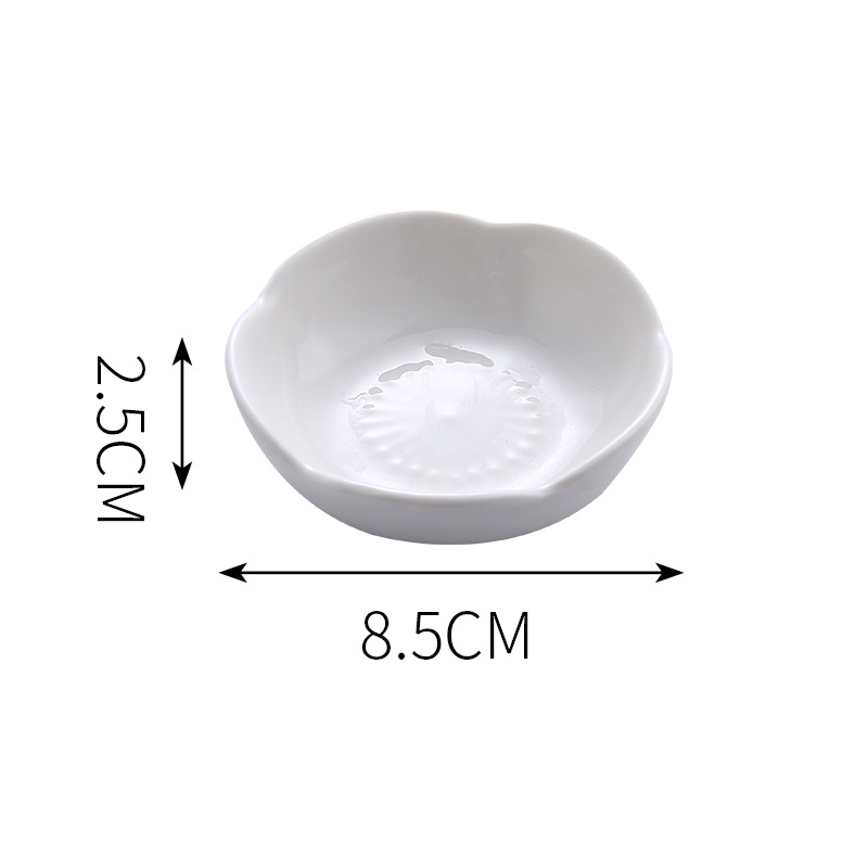 3.5 -inch plum blossom dishes