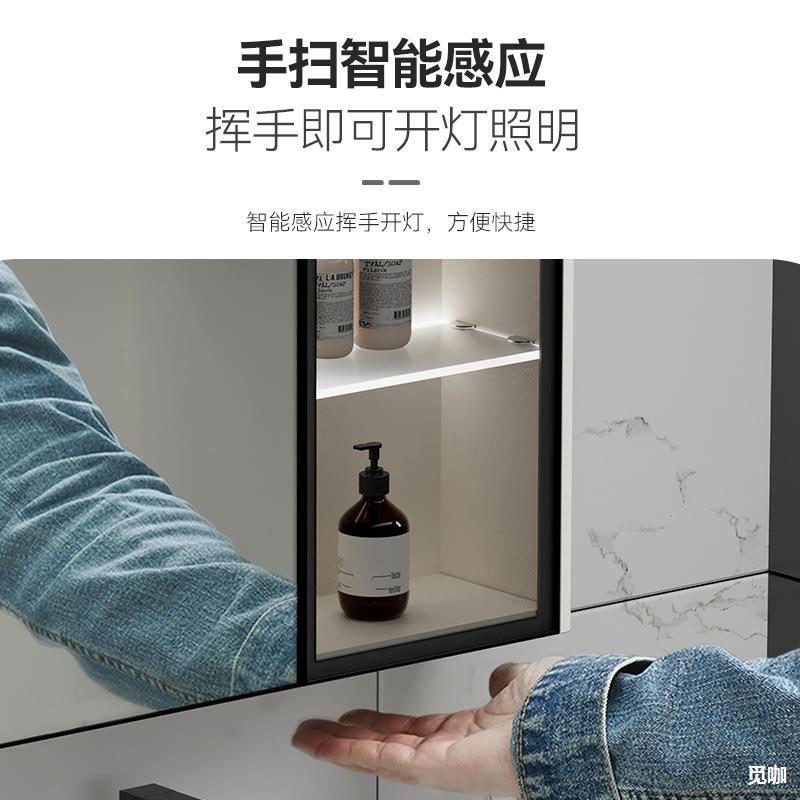 日式不锈钢浴室柜组合陶瓷一体盆卫生间洗手盆洗漱台卫浴柜台下盆