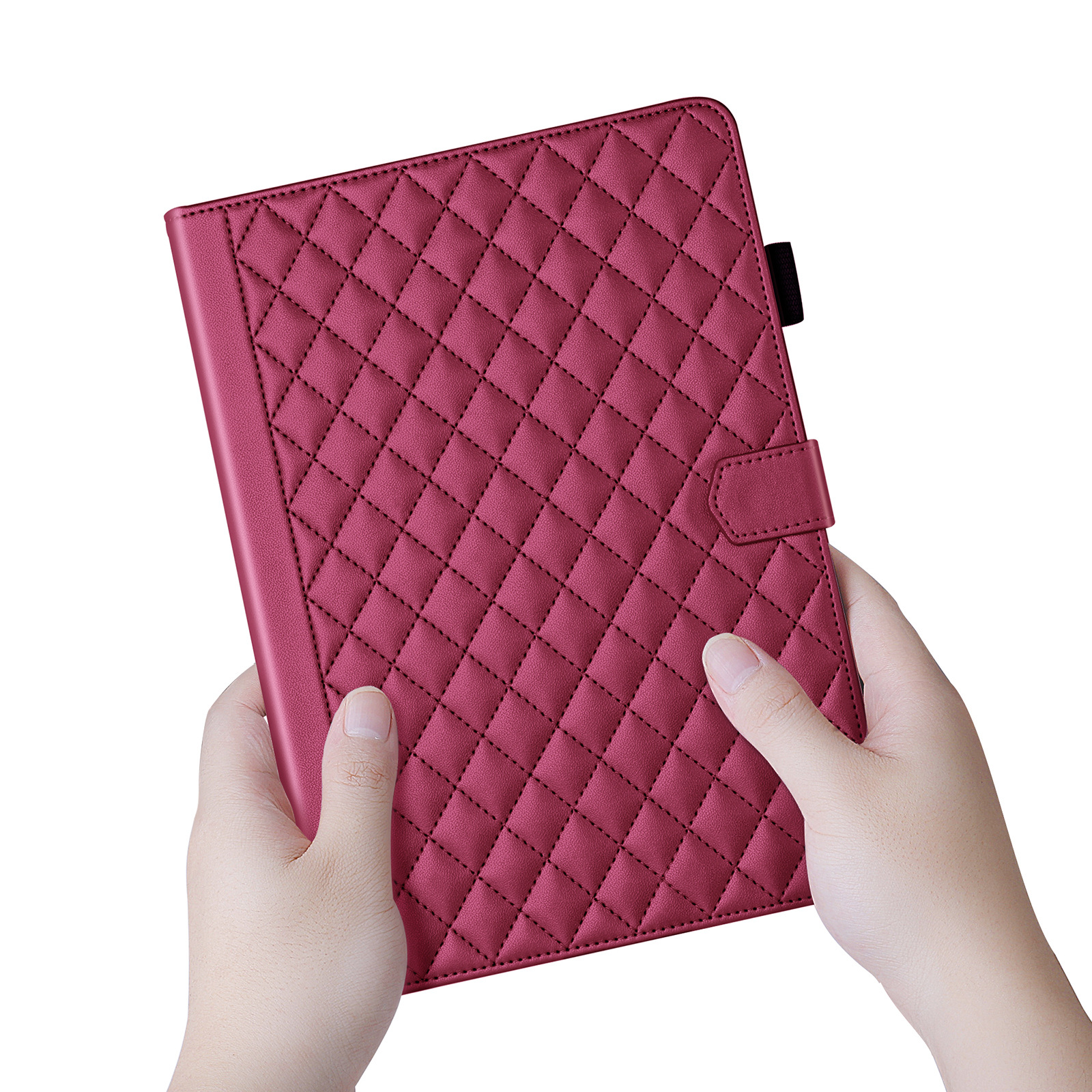 Suitable for Ipadpro13 2024 Protective Leather Case iPad Pro 12.9 Card Holder Leather Case Protective Case Air13