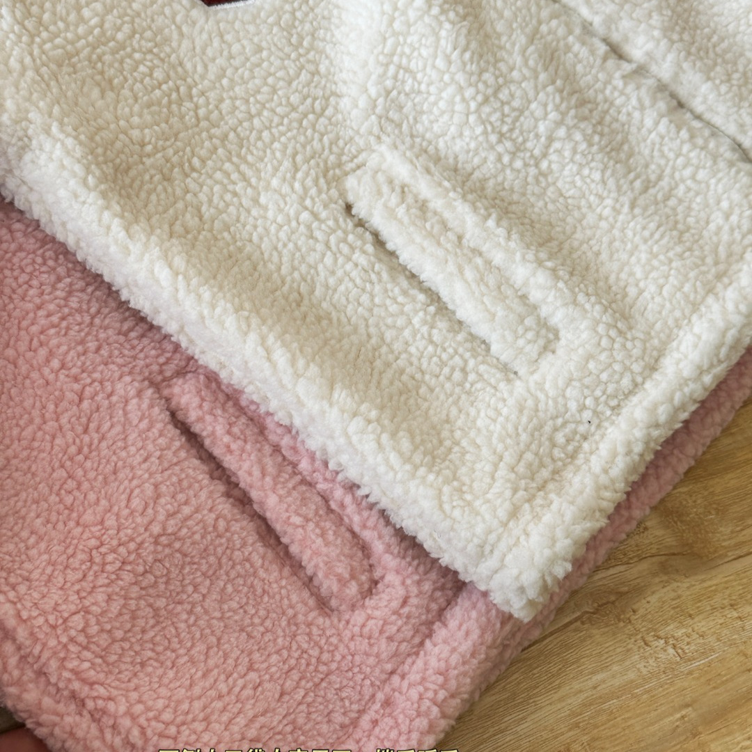 25款徽标灯芯绒贴布绣羊羔绒连帽卫衣#251756  102h408