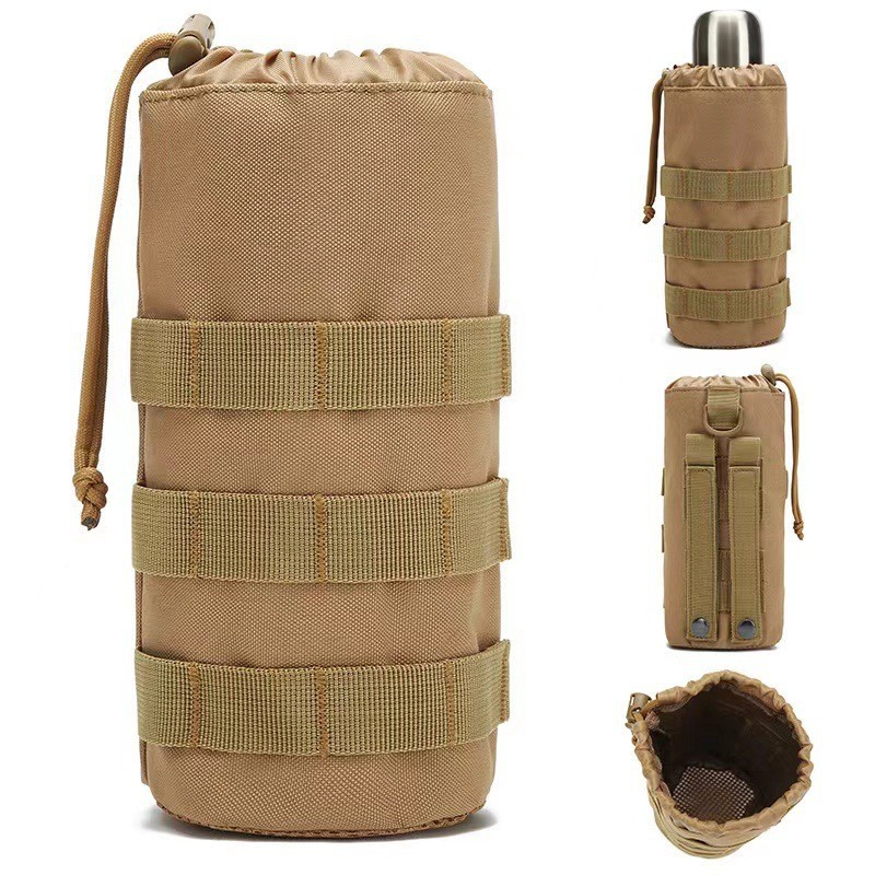 MOLLE System Tactical Outdoor Water Bottle Bag, Cycling Sports Multi-functional Water Bottle Protector, Tactical Pack