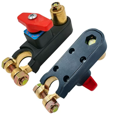 Copper Car Battery Power-Off Switch, Car on the line of fire