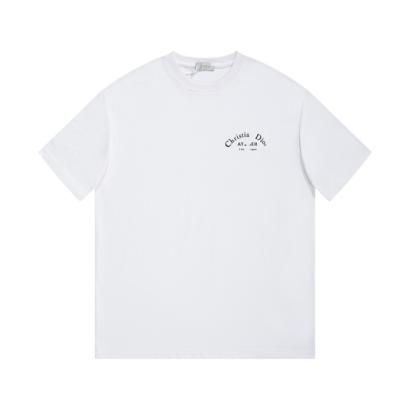 D's 夏春 Tシャツ トレンド 万能 半袖 プリント レタード コットン ゆったり ラウンドネック 絶妙な Tシャツ|undefined