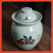 ✅景德镇泡菜坛子家用土陶腌菜酸菜咸菜罐陶瓷老式四川加厚密封带