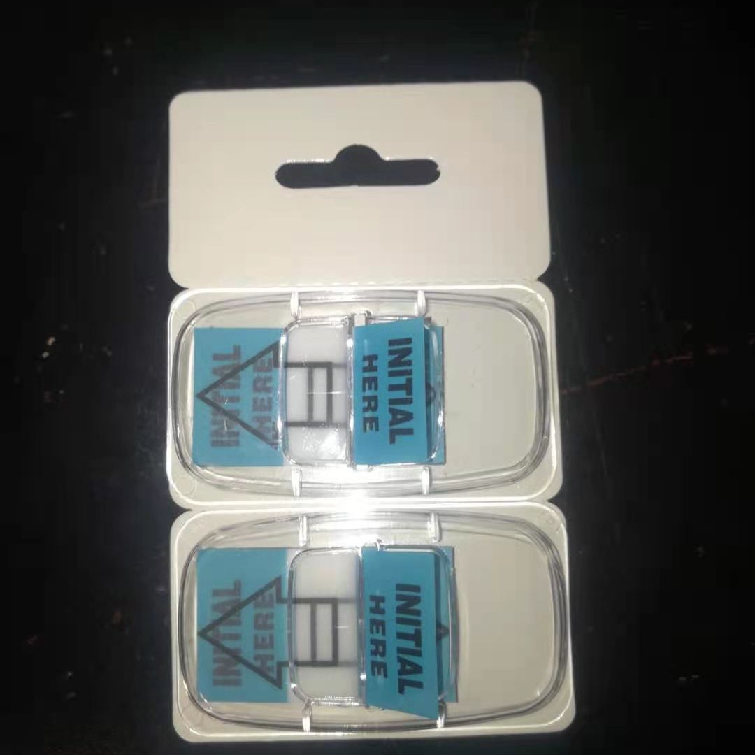 Pegatinas de indicador fluorescente creativo Flecha azul papel de nota N veces pegatinas índice nota adhesiva pegatinas de firma transparente fábrica al por mayor