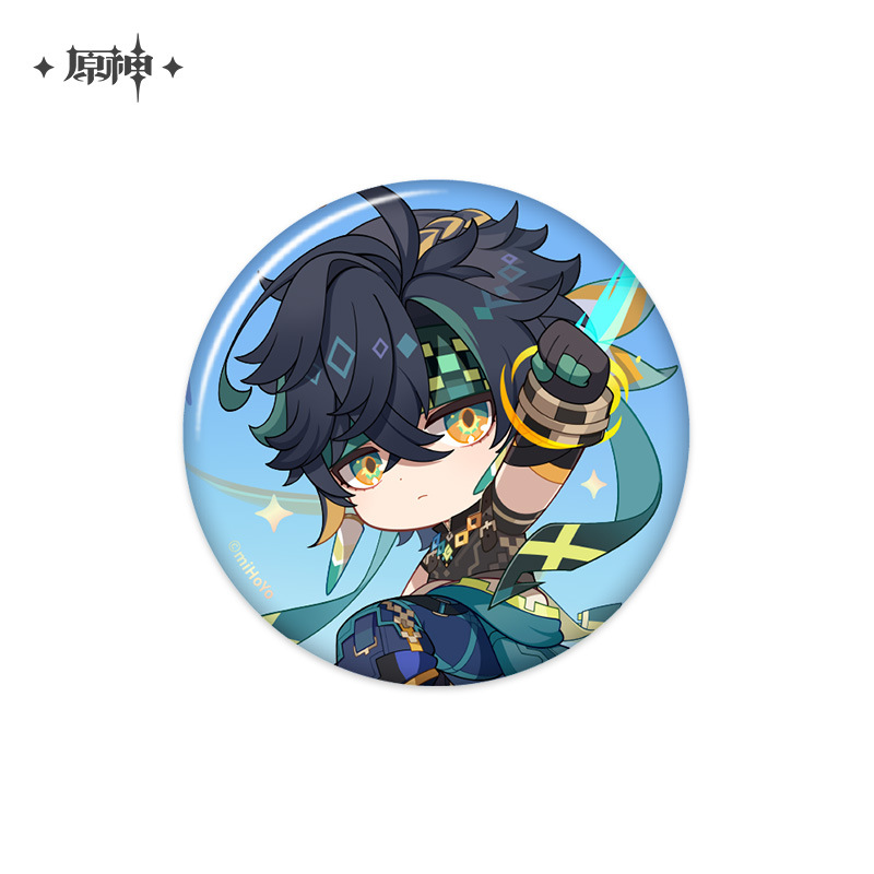 正規版ミハ遊原神バッジバーアクリルペンダント立牌パイルバッジウェンディ鐘離バッジ