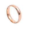 Accessory, glossy ring stainless steel for beloved, 4mm