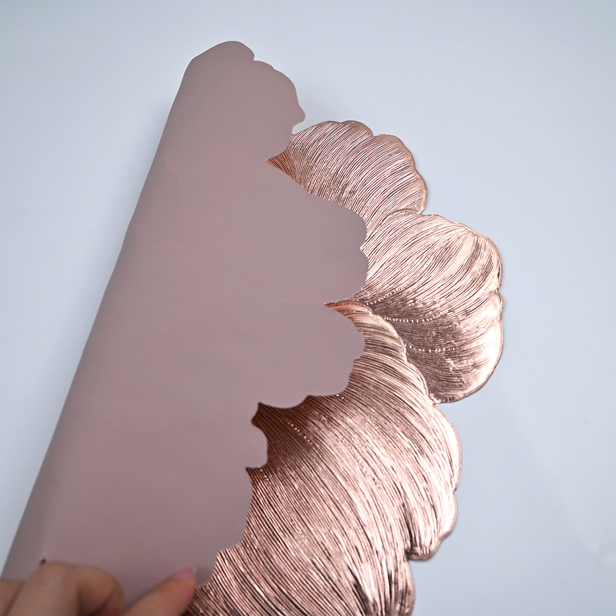 Nuevo mantel de loto, mantel de mesa de aislamiento térmico de pvc bronceado, lavable, aceite impermeable, girasol, fondo sólido, mantel occidental