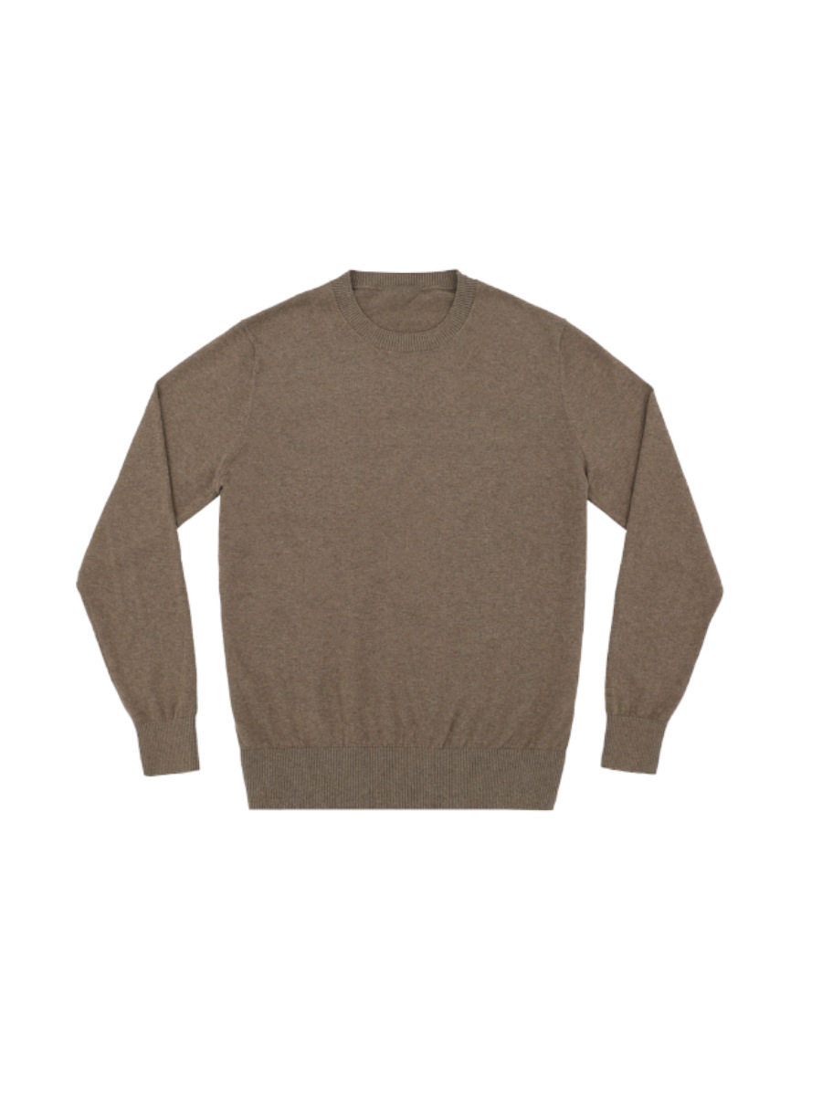 Cross-border hombre cuello redondo suéter de lana otoño invierno estilo viejo dinero suéter jersey de punto suéter para hombre