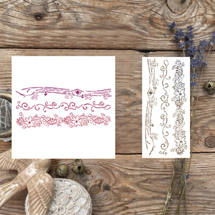 Cross-Border Dropshipping Masking Board String Flower Pattern Hollow Carving Plastic Hand-Painted Graffiti Spray Hand Account Decoration Template