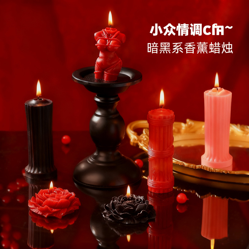 Adult Products Sm Low Temperature Candle Couple Flirting Bed Sex Props Small Circle Training Sex Toys Low Temperature Candle