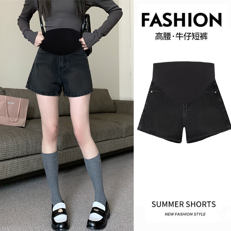 Maternity Shorts Summer Thin Outer Wear Petite Leggings Jeans Spring and Summer 2025 New Style