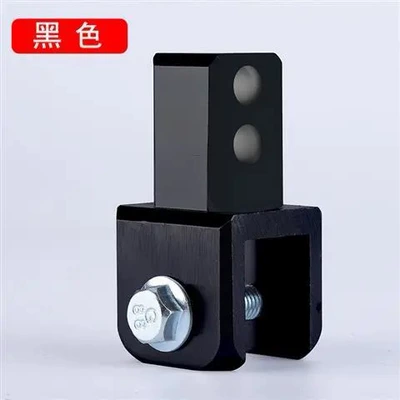 Motorcycle electric vehicle rear shock absorber booster scooter rear shock absorber CNC aluminum alloy plus code pad high code (Motosiklet ləvazimatları və aksesuarları) - cnc-height-increaser-black