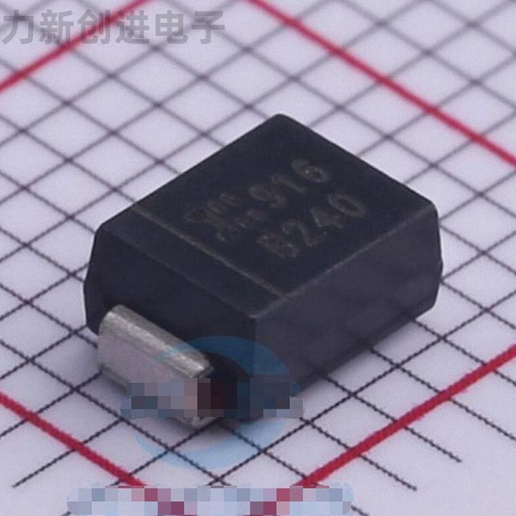 B240Q-13-F封装SMB肖特基二极管