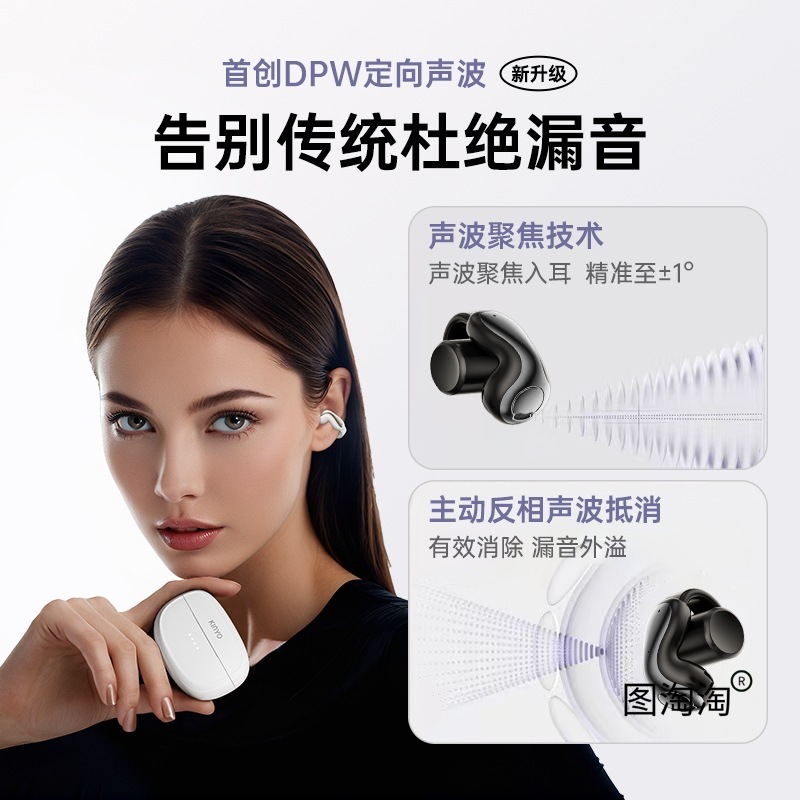 2025新款耳夹式蓝牙耳机不入耳降噪超长续航久戴不痛|undefined
