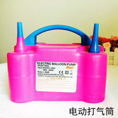 Bomba eléctrica globo bomba de aire automática 600W bobina de cobre motor carcasa de plástico bomba de soplado de aire