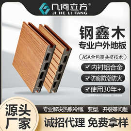 工厂ASA平台庭院厂家直销木塑出口钢鑫木地板营地阳台