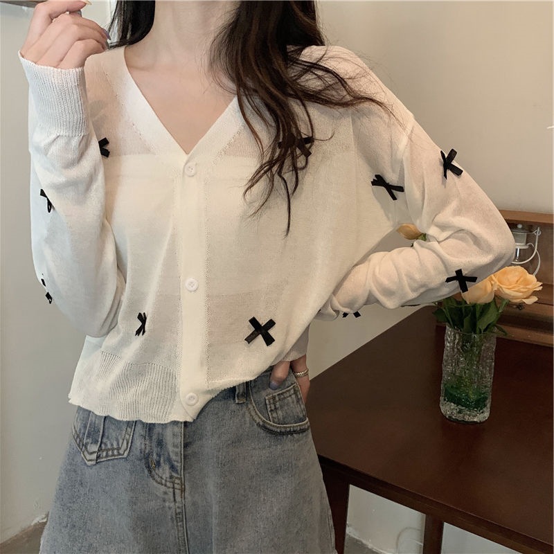 Thin Sunscreen Sweater Summer 2025 New Women's Top Design Sense Niche Slim Cardigan Jacket