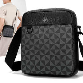 2025时尚男款斜挎包防水通勤男包旅行休闲轻便挎包男士商务单肩包
