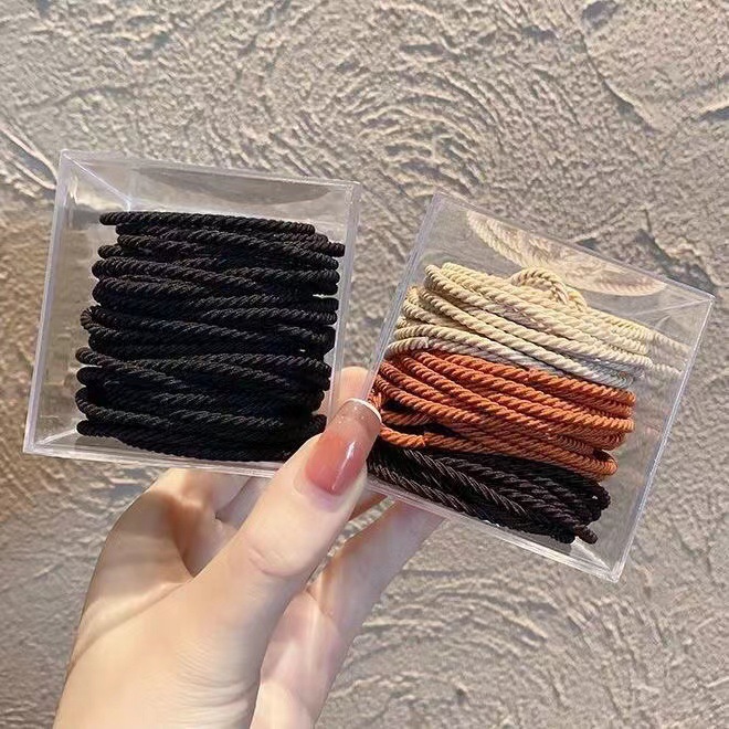 Women's Simple Style Solid Color Nylon Hair Tie display picture 3