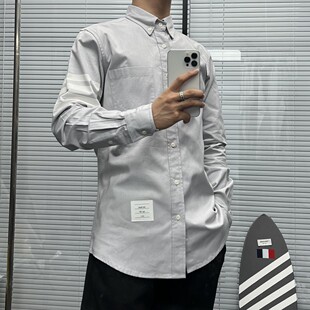 Correct Version of Tb Shirt Tom's New Embroidered Pattern Four-Bar Jacket Men's Casual Jacket Lowe Paris