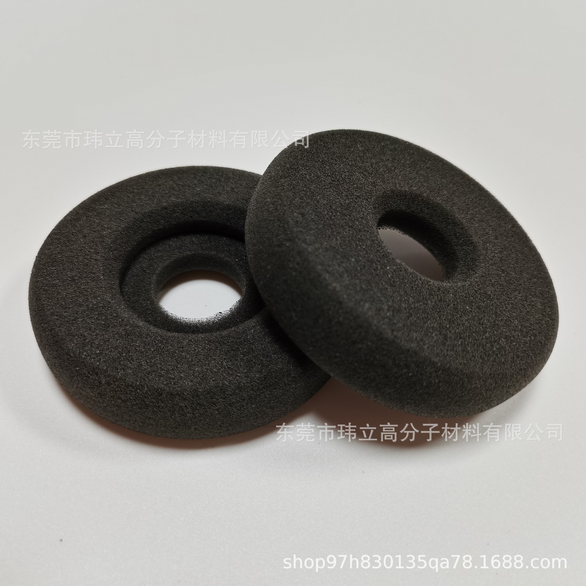 记忆绵慢回弹耳机套 话务耳机海绵套 记忆绵耳套厂家直销