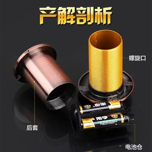 Anti-theft door cat eye door mirror high definition glass lens 200 degree wide angle anti-pry anti-rotation hotel door hotel door universal