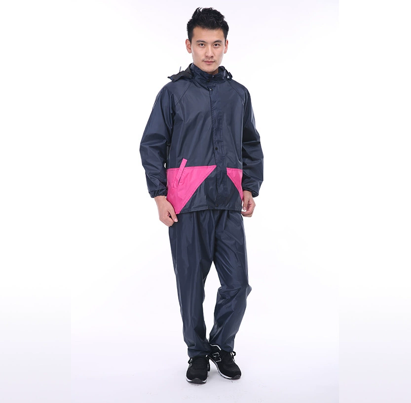 Split raincoat, retroreflective trousers for adults, wholesale, increased thickness