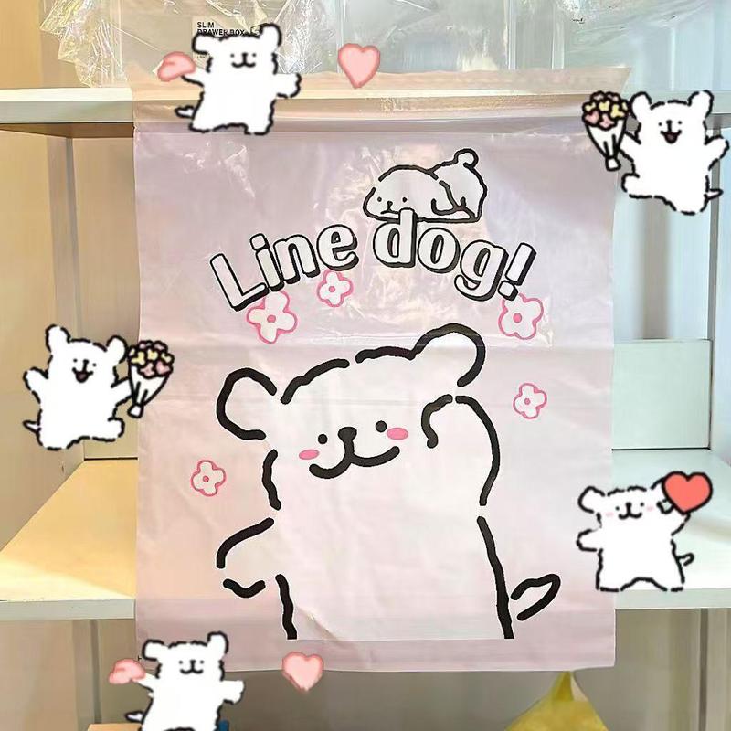ライン子犬車のゴミ袋ホーム寮学生デスクデスクトップバックステッカーゴミ袋メーカー卸売|undefined
