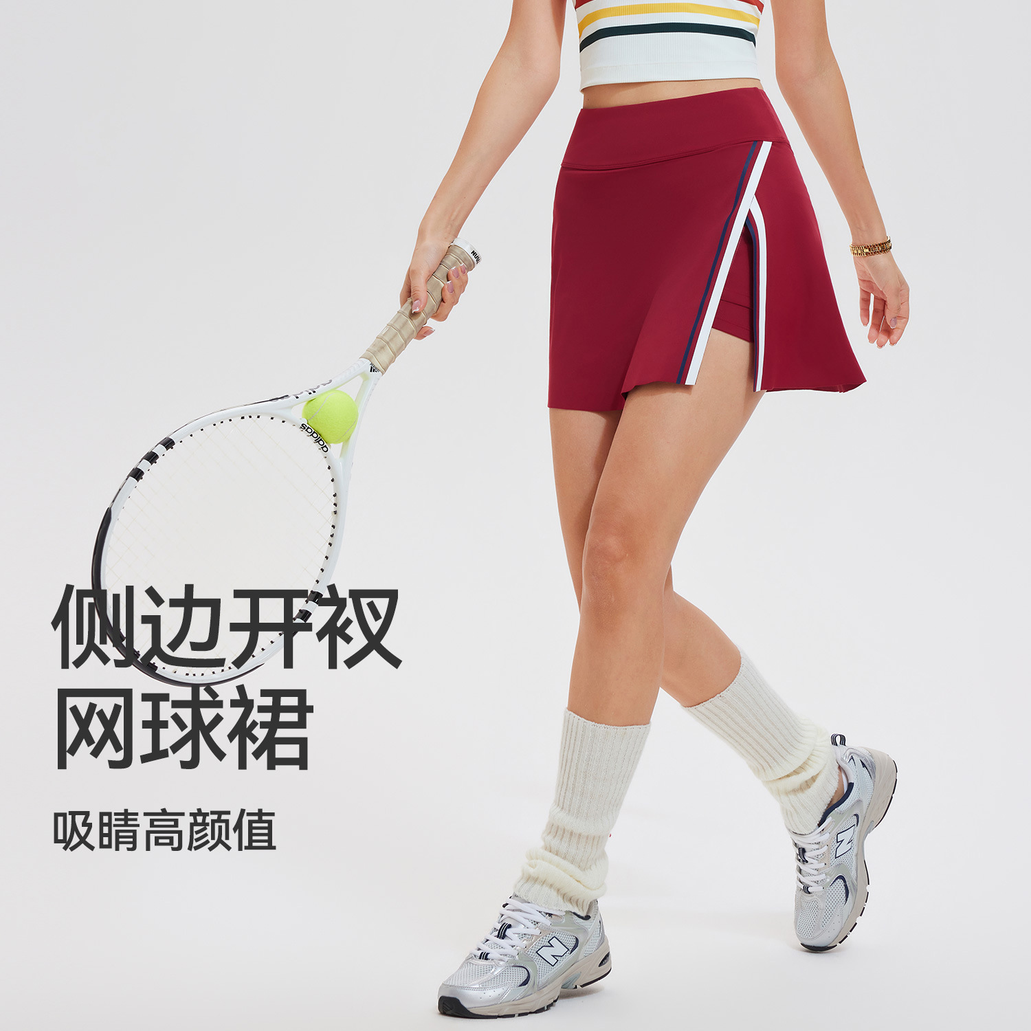 Women's Summer Cross-Border Tennis Fitness Sports Casual Quick-Dry Breathable Anti-Exposure Yoga Pocket Tennis Skirt Short Skirt