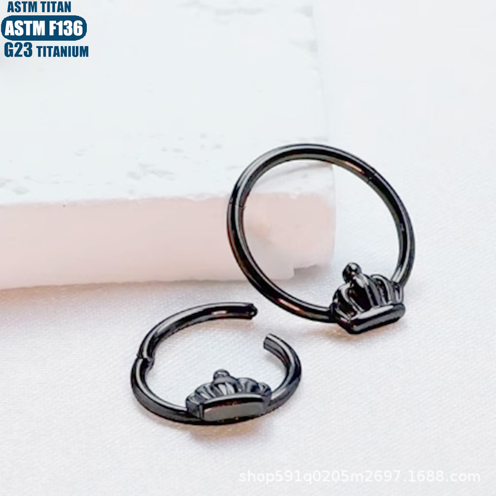 Labret piercing jewelry detail image