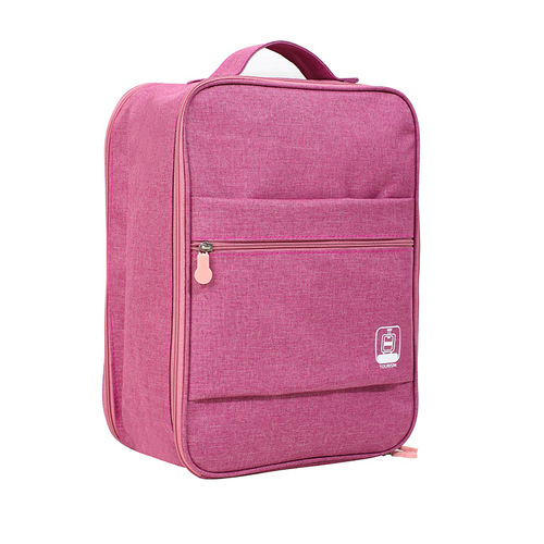 Travel shoe bag with three layers large capacity shoe storage bag, extra large capacity luggage shoe hanger shoe storage box