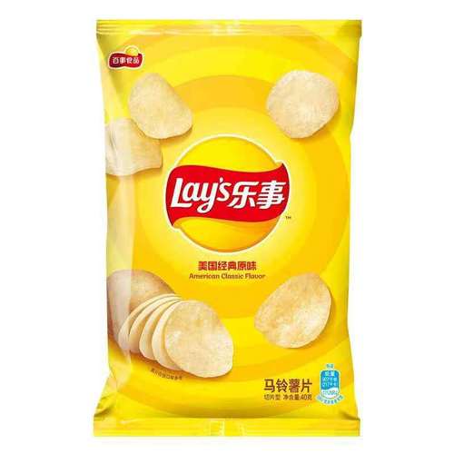 Lays Potato Chips 40g*50 Packs Full Cart Supermarket Snack Wholesale Manufacturer 8090 Leisure Puffed Snack Gift Box