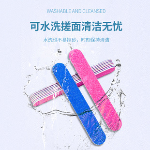 Customized 8.5cm Nail File Double-Sided Manicure File Nail Polishing Sanding Strip 100-Pack Essential for Handmade Nail Care