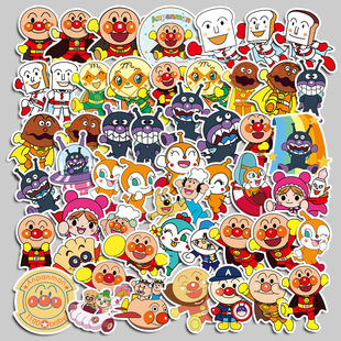 50 pieces of bread Superman cartoon cross-border luggage stickers notebook waterproof DIY photo album stickers