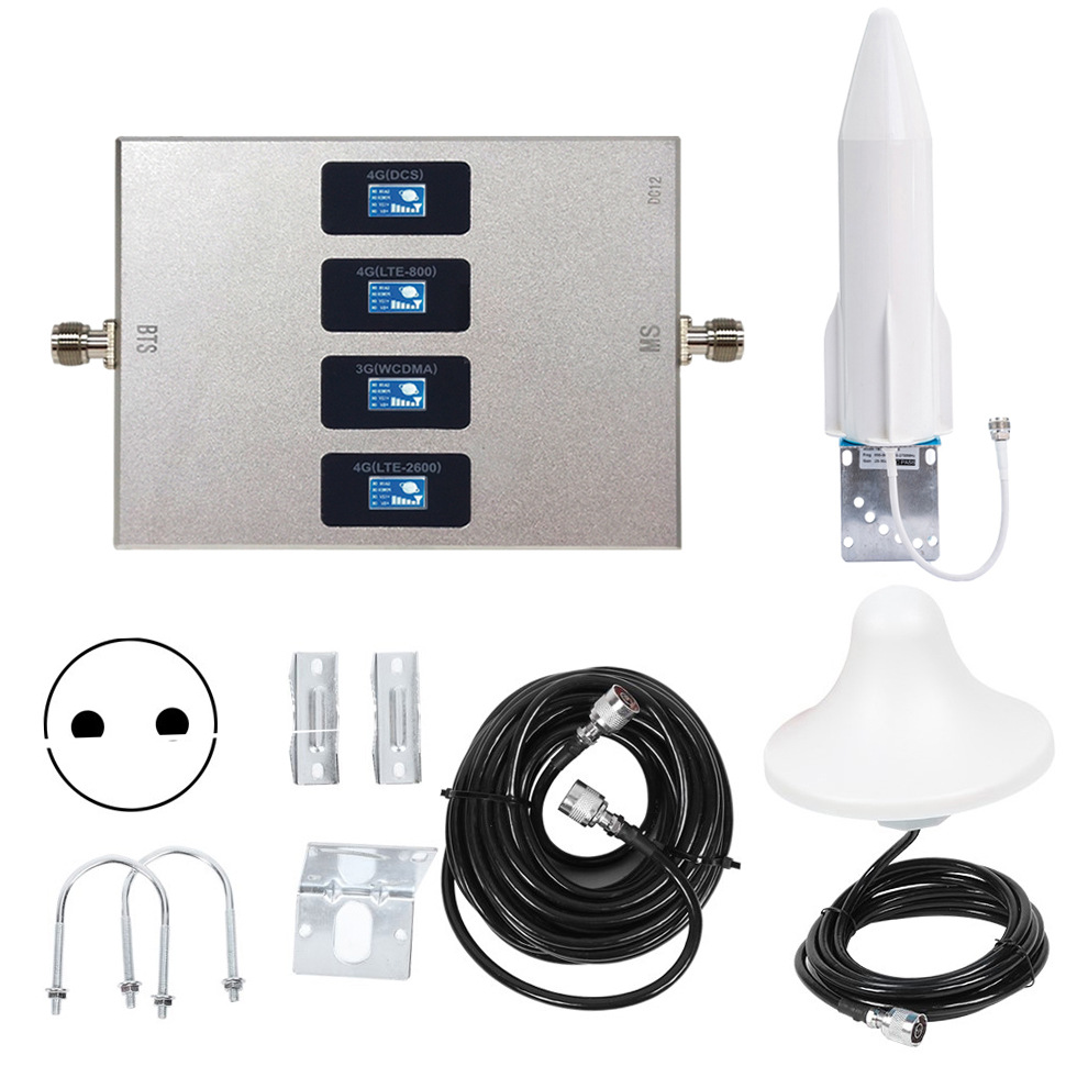 四频跨境CE外贸批发手机信号放大器增强器扩大器2345G中继器4频套
