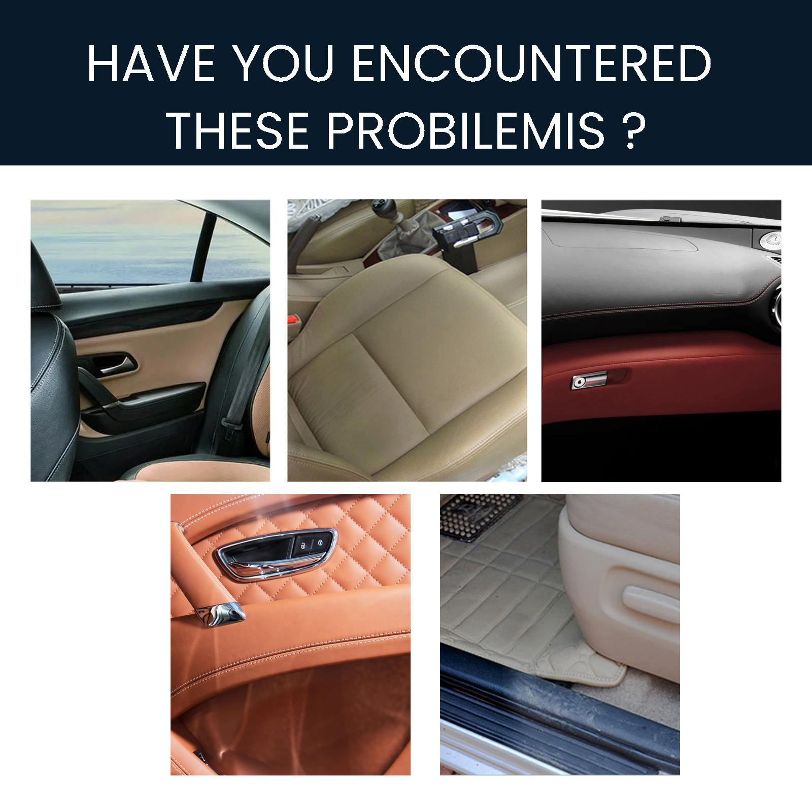 Homonth Car Interior Cleaner Dashboard Seat Leather Multi-Purpose Renovation Cleaning and Maintenance Agent