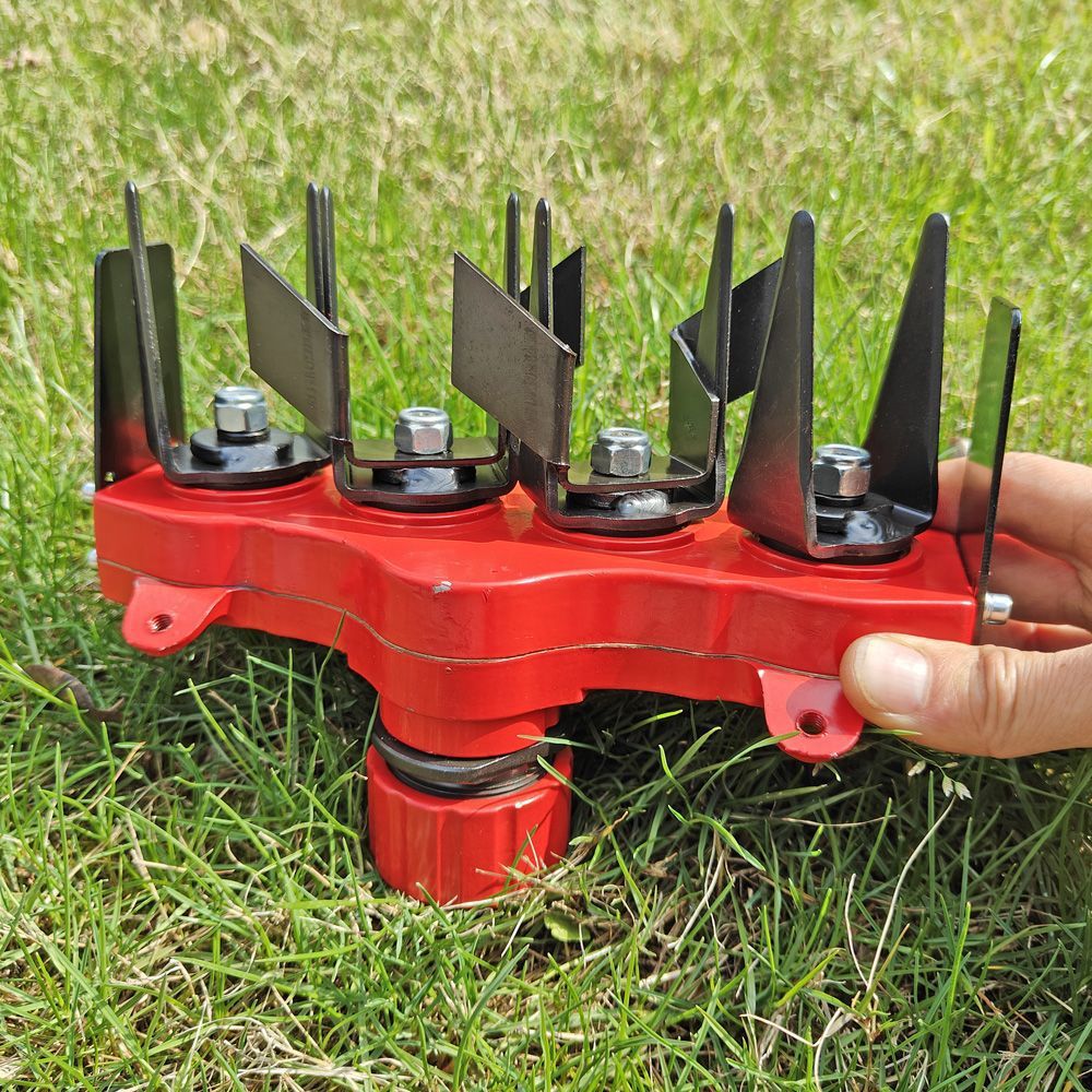 新型除草工具多爪耙草头割草机锄草机通用配件除草头锄草头