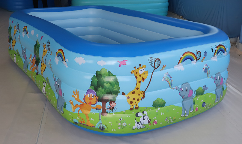 Piscina infláble de PVC para niños fuera de la casa de usuario gran piscina familiar espesa piscina de plástico para bebés