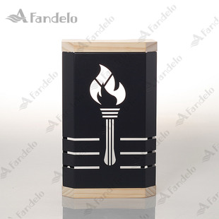 Torch-Shaped Lampshade Pine Stainless Steel Sauna Accessories Support Wholesale Dropshipping Sauna Room Black