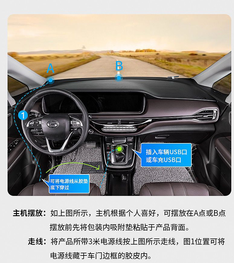 Vehicle-Mounted Hud Head-Up Display Car Speedometer Universal Obd Multi-Function Speed Water Temperature High-Definition Projection