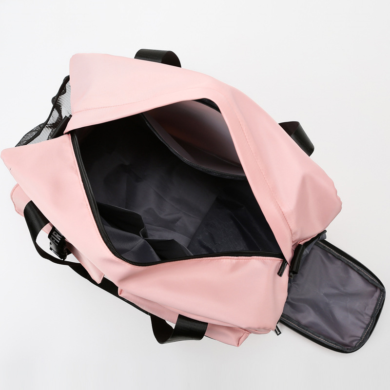 Nueva bolsa de fitness deportiva de ocio al aire libre ligera, de gran capacidad, separada en seco y húmedo, bolsa de embarque portátil para viajes de negocios, marea