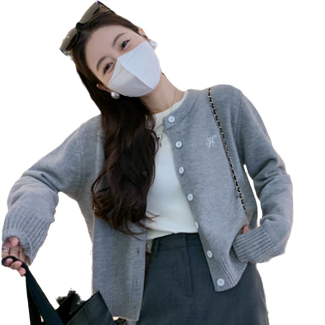 24 invierno Puyuan 2024 principios de otoño abuela Liu Yi viento suave camiseta corta de manga larga