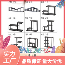 X9IG批发小博古架桌面茶具茶杯收纳架紫砂壶置物架铁艺茶架茶壶展