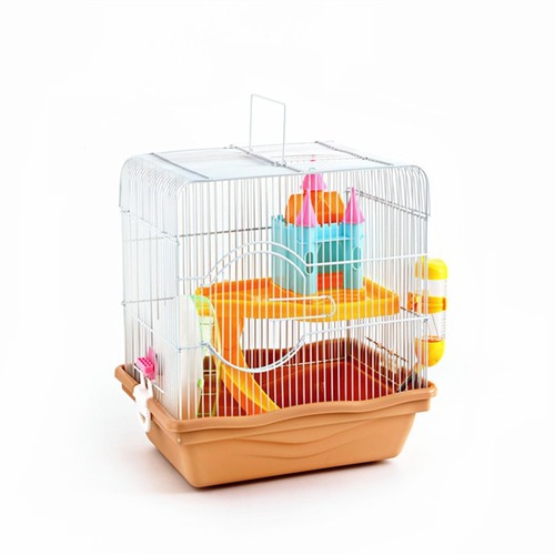 Hamster golden bear cage large magic fairy castle golden bear cage luxury double-story villa hamster supplies