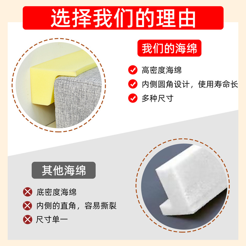学生宿舍床缝填充神器L型床边家具缝隙填塞靠墙长条高密度海绵块|undefined