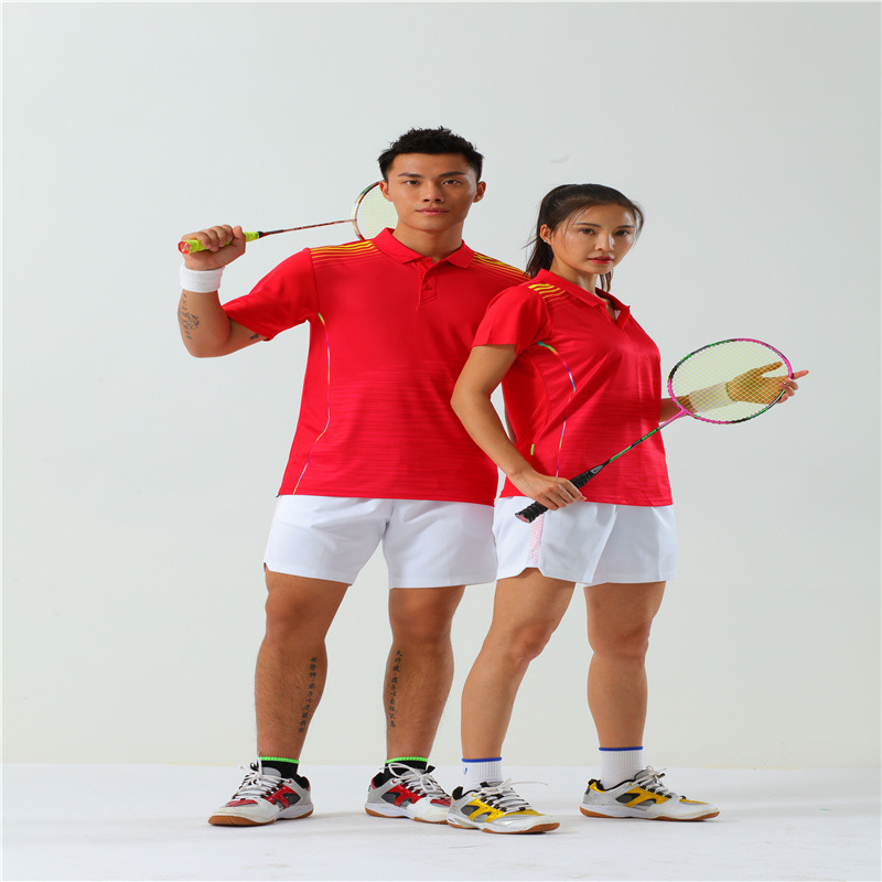 badminton motion suit men and women Quick drying Jersey Table Tennis train match group Jersey Printing